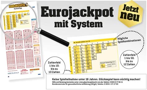 eurojackpot spielschein system